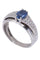 Bague 54 Bague moderne saphir et diamants 58 Facettes 084261