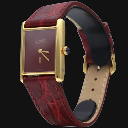 Montre Cartier Montre Tank Vermeil 58 Facettes MT42249