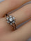 Bague 59 Bague Margueritte en Or blanc & Diamants 58 Facettes