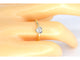 Bague Bague en or avec un diamant taille brillant en forme de coeur 58 Facettes 2097