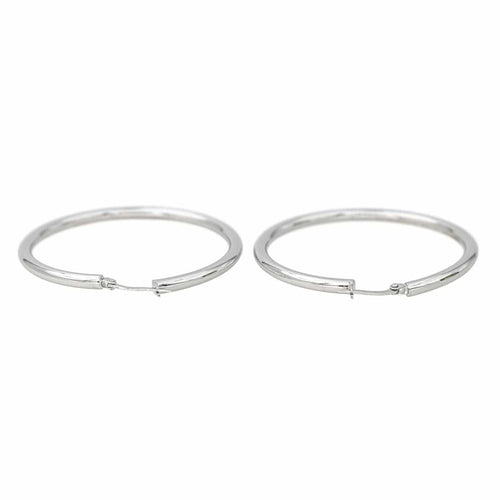 Boucles d'oreilles Boucles d'oreilles Créoles Or blanc 58 Facettes 4343333RV