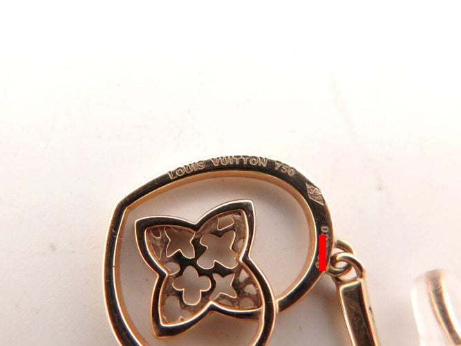 Boucles d'oreilles boucles d'oreilles LOUIS VUITTON idylle blossom coeur or jaune 18k 58 Facettes 267819