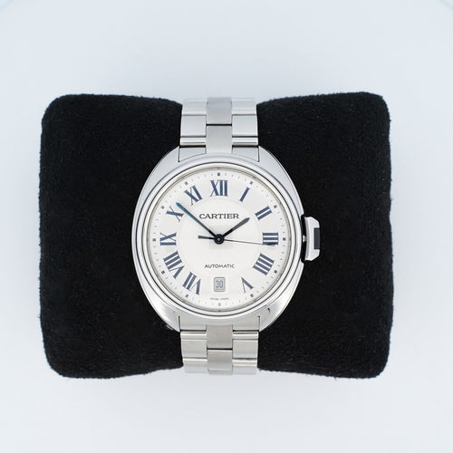 Montre CARTIER - Montre Clé - Ivory roman dial - LM 58 Facettes