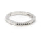 Bague 47 Bague Demi alliance Or blanc Diamant 58 Facettes 1816319CN