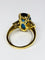 Bague 51 Bague en or jaune ornée d'un saphir naturel de 6,72 carats et de diamants taille trapèze 58 Facettes E20