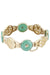 Bracelet BRACELET ASIATIQUE JADE OR JAUNE 58 Facettes 086321