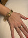 Bracelet Bracelet or jaune et rubis 58 Facettes