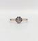 Bague solitaire art deco or 18k diamant de 0,15 carats 58 Facettes A05975