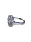 Bague 53 Bague Marguerite, en or blanc 18k et diamants 58 Facettes