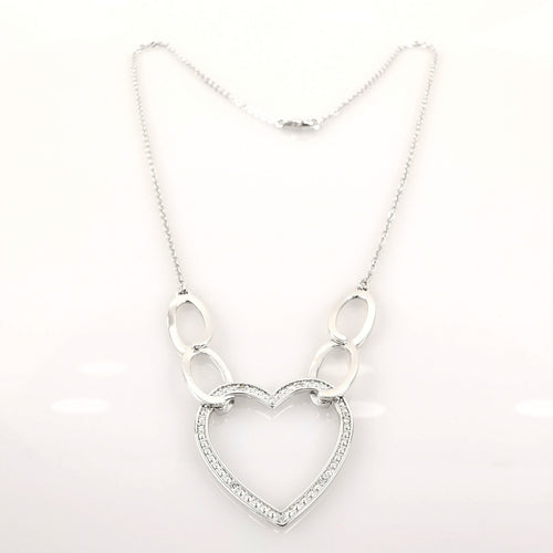 Collier Collier maille forçat, or et diamants 58 Facettes