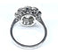 Bague 52 Bague marguerite en or blanc 18 carats : diamant central 1,21 carat 58 Facettes AB333