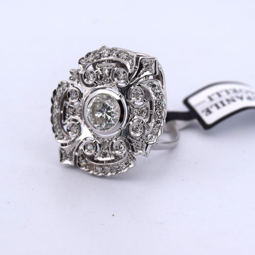 Bague 62 Bague Art Déco 58 Facettes