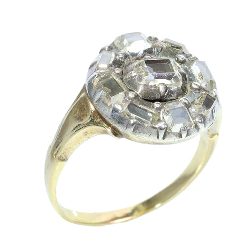 Bague 49 Brillance de taille table : une bague en diamant rare datant d'environ 1600 58 Facettes 25296-0103