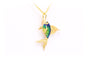 Pendentif Pendentif en or jaune et émail 58 Facettes B553