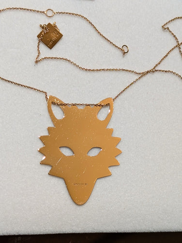 Collier GINETTE NY - Collier Wolf en or jaune 58 Facettes