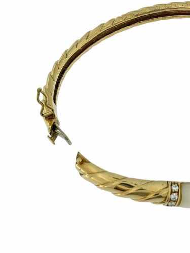 Sada náramek a prsten ze žlutého zlata s certifikací HRD a diamanty 