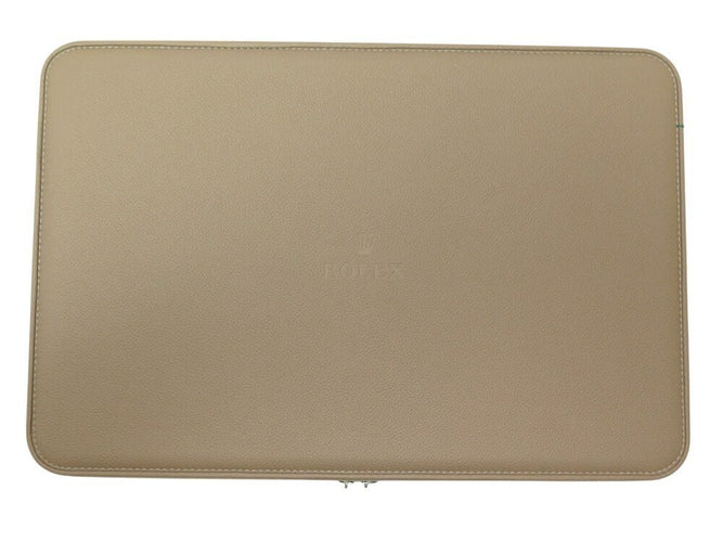Montre rare etui de voyage pour 12 montres ROLEX en cuir + boite  travel case 58 Facettes 267263