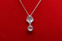 Pendentif Pendentif platine diamants vers 1925 58 Facettes 240658