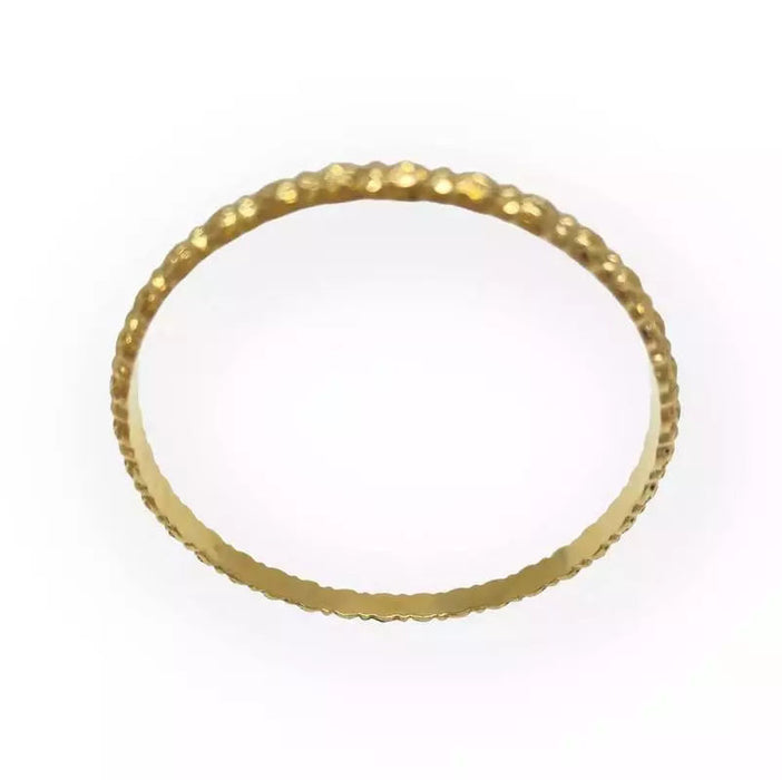 Oriental gold bangle