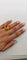 Bague Bague citrine, saphirs et diamants en or jaune 18k 58 Facettes 21025983