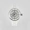 Montres CHANEL- J12 - Montre en céramique blanche. 58 Facettes 250278