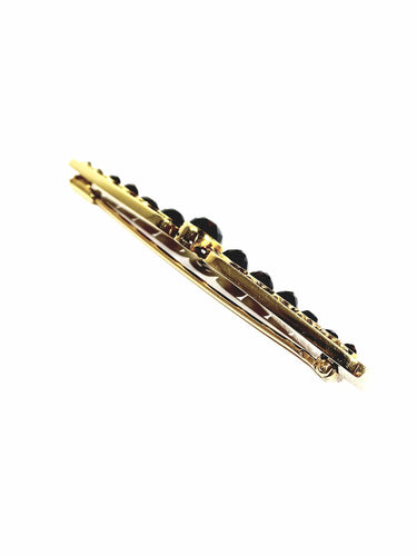 Broche Broche Art Déco or jaune et grenats 58 Facettes