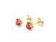 Boucles d'oreilles Boucles d'oreilles or jaune et rubis 58 Facettes