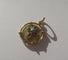 Pendentif Pendentif médaille en or jaune et cabochon turquoise 58 Facettes