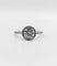 Bague solitaire or blanc, diamant 0,98 carat et certifcat AIG 58 Facettes A06225