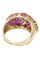 Bague 53 BAGUE DÔME RUBIS ET DIAMANT 58 Facettes 084191