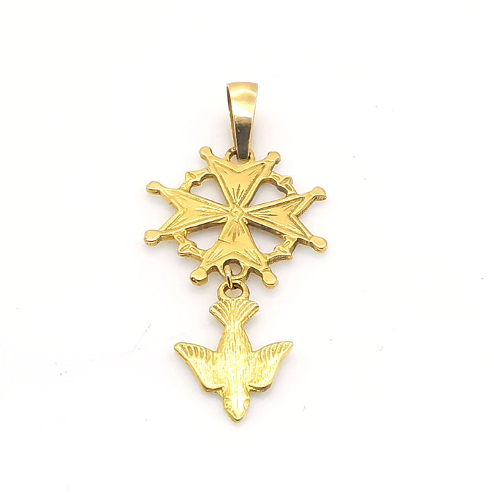 Pendentif Pendentif croix en or 58 Facettes