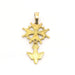 Pendentif Pendentif croix en or 58 Facettes