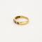 Bague 52 Bague en or jaune et grenats 58 Facettes THI0382