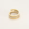 Bague 51 Dinh Van - Spirale -  Bagues en Or jaune & blanc 58 Facettes SMA0382X2