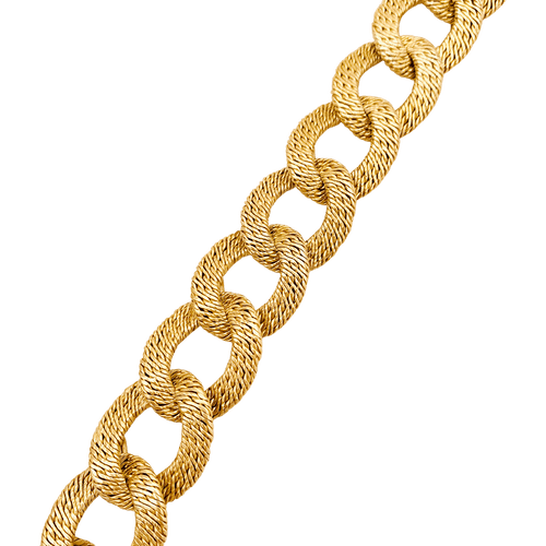 Pulseira Georges Lenfant, elos "lantejoulas".