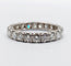 Bague 52.5 Alliance américaine Art déco - Bague en platine et diamants 1,10 carat 58 Facettes A06603