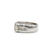 Bague 51 Bague - Or blanc et diamants 58 Facettes 1093