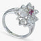 Bague 53 Bague Diamants et rubis 58 Facettes AG05