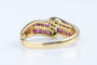 Bague 55 Bague rubis et diamants en or jaune – 0,32 ct de rubis & 0,06 ct de diamants 58 Facettes BGRUCC1315-107