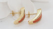 Boucles d'oreilles Boucles d'Oreilles En Or Jaune, Corail Et Diamants 58 Facettes 30530