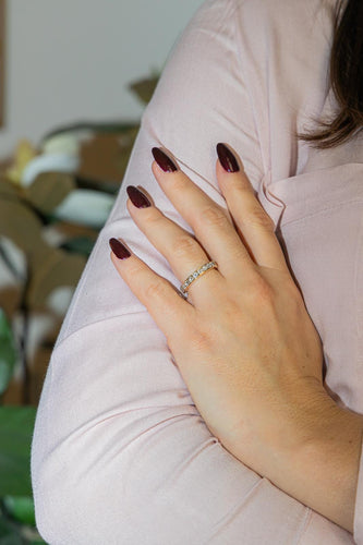 Bague 53.5 Bague Alliance Or jaune Diamant 58 Facettes 2557601CN