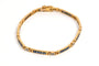 Bracelet Bracelet contemporain or jaune, saphirs, diamants 58 Facettes B475