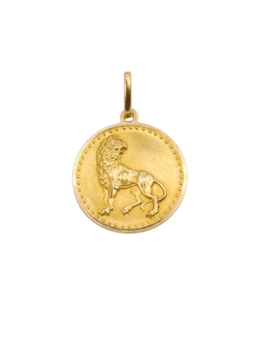 Pendentif Pendentif signe Lion or jaune 58 Facettes J464
