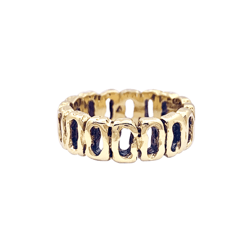 Bague 54 Bague vintage or jaune. 58 Facettes 34422