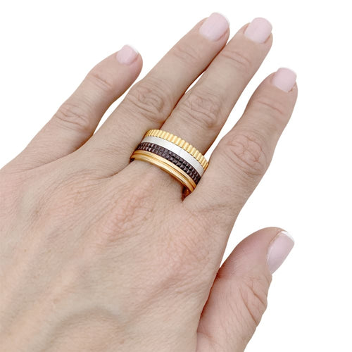 Bague 67 Bague Boucheron, "Quatre Classique Large", trois ors. 58 Facettes 34975
