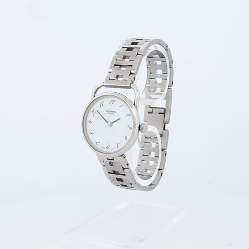 Montre Hermès Cape Cod - Cadran arabe ivoire - PM 58 Facettes