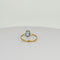 Bague Bague en or jaune avec topaze bleue ovale 58 Facettes 2508021
