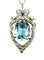 Collier Collier "Belle Epoque" en or, platine, aigue-marine et diamants 58 Facettes