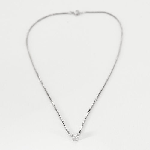 Collier Collier en or blanc et diamant 58 Facettes 240369-1