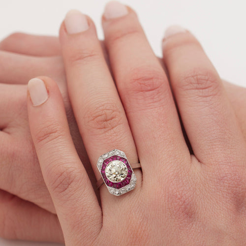 Bague Bague Art Déco 58 Facettes